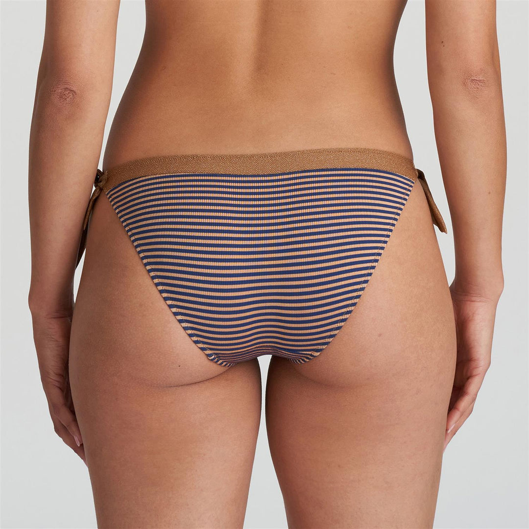 Saturna Bikinitruse med knyting Ocean Bronze