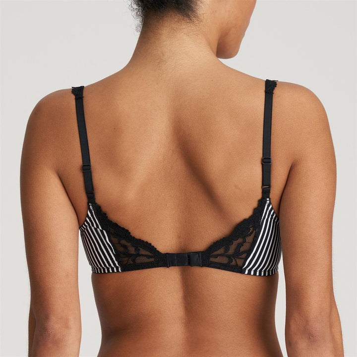 Sydny Heart Shape Bh Tuxedo Black