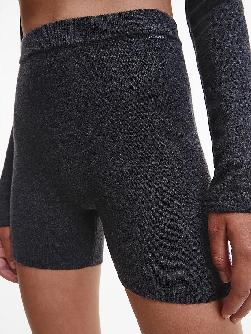 Sweater Lounge Sykkelshorts Ull Charcoal Heather