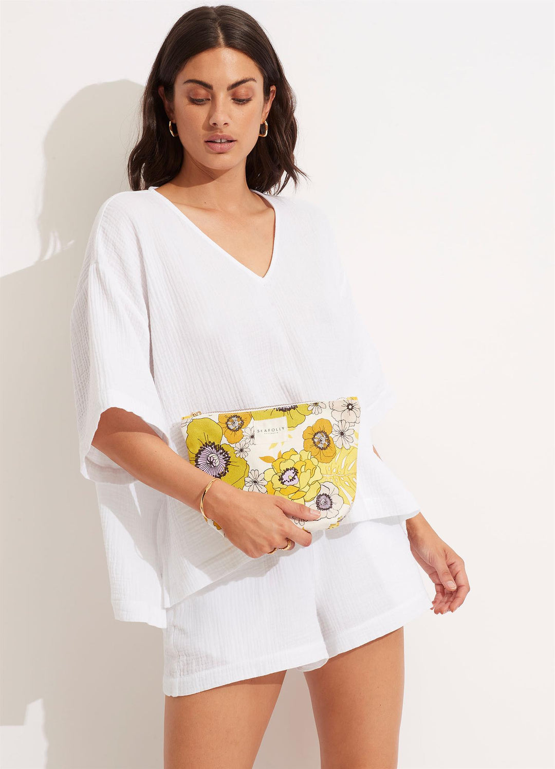 Summer of Love Canvas Pouch Wild Lime