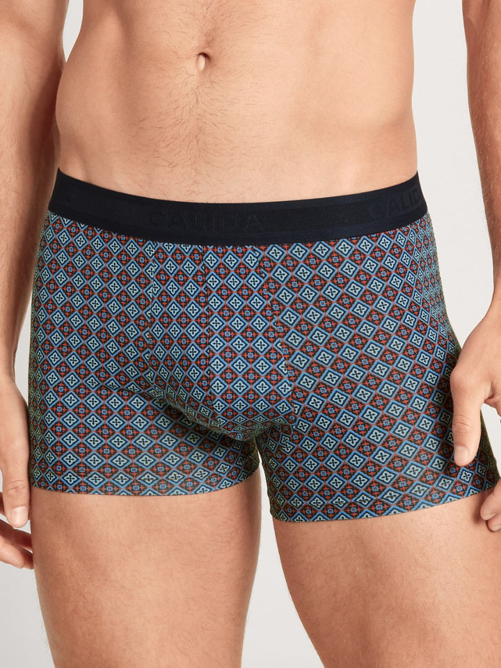 Grafic Cotton Boxer Redwood